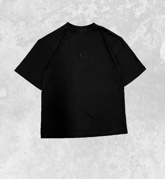 CORRIOSO BLACK ESSENTIAL T-SHIRT OVERSIZE